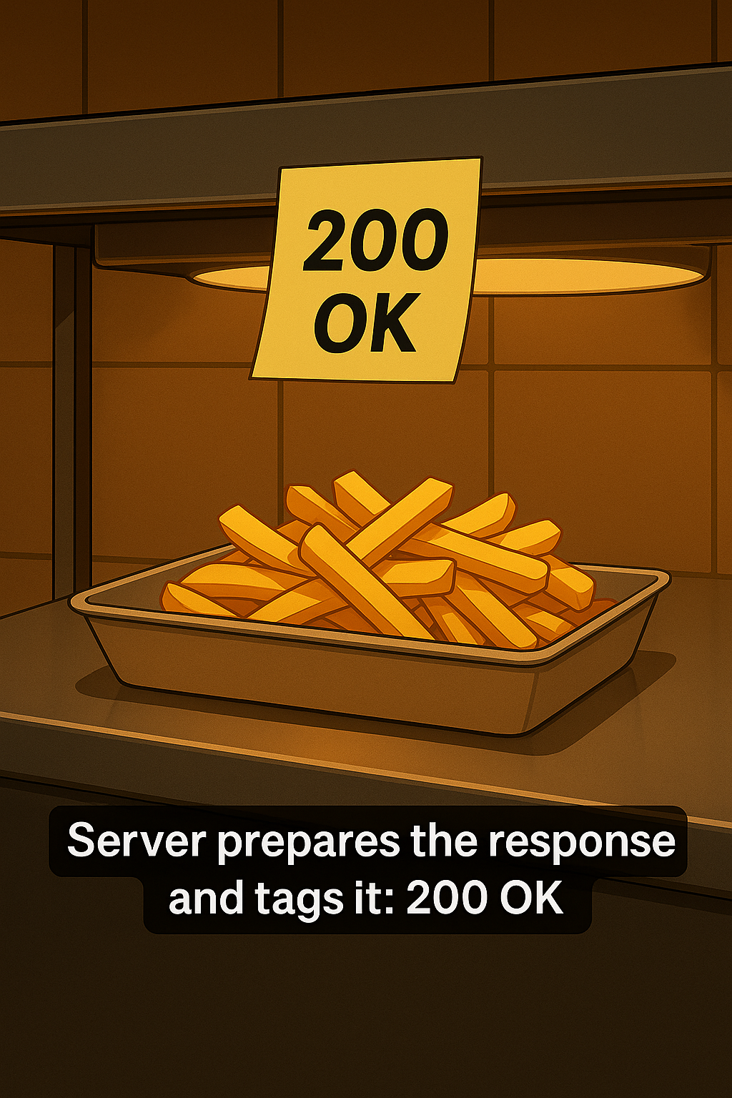 Step 4: Backend finishes response